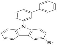 9-([1,1-biphenyl]-3-yl)-3-bromo-9H-carbazole CAS: 1428551-28-3
